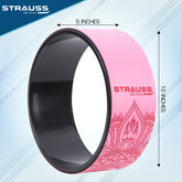 Strauss Sports Yoga Wheel - Portable for outdoor use
